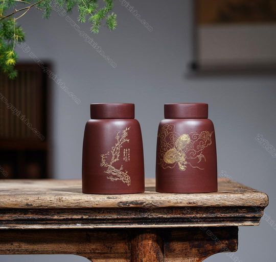 品名：精美茶倉。泥料：原礦優質紫泥